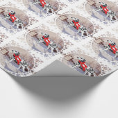 ダルマのクリスマス ラッピングペーパー (コーナー)