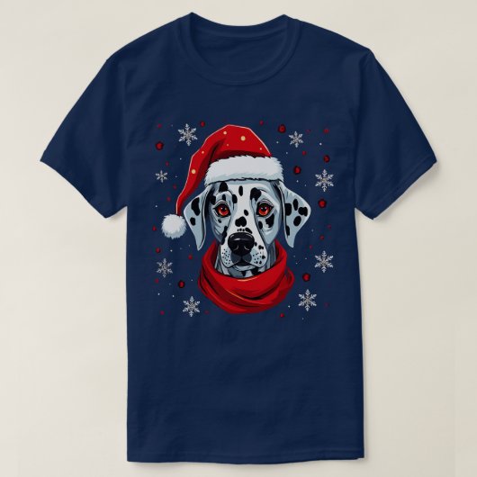ダルマのクリスマス Tシャツ (デザイン正面)