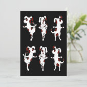 ダルマの贈り物 |ヨガ犬のポーズとエクササイズダル サンキューカード (スタンド正面)