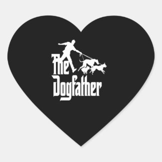 ダルマの贈り物 |犬の父親 ハートシール