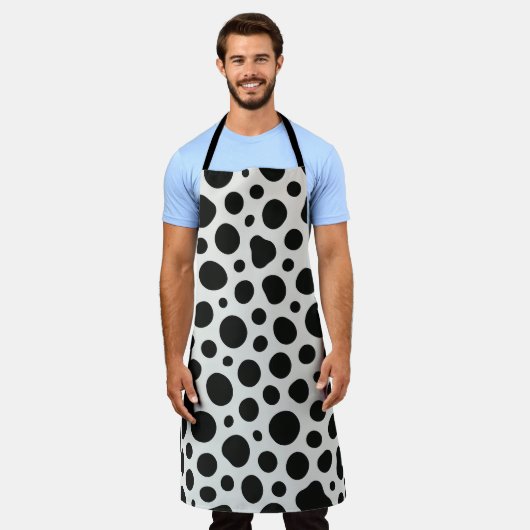 ダルマインスパイアデザイン エプロン (着用した状態)