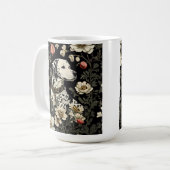 ダルマエレガントーチ・ウィリアム・モリスインスパイア コーヒーマグカップ (正面左)