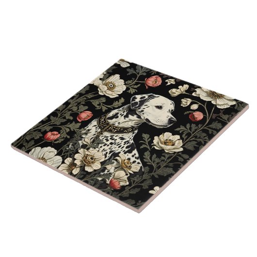 ダルマエレガントーチ・ウィリアム・モリスインスパイア タイル (側面)