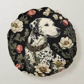 ダルマエレガントーチ・ウィリアム・モリスインスパイア ラウンドクッション (裏面)