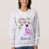 ダルマカラフルスの信じ犬 スウェットシャツ (正面)