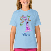 ダルマカラフルスの信じ犬 Tシャツ (正面)