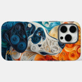 ダルマカラフルーチポートレート Case-Mate iPhoneケース (裏面 (横))