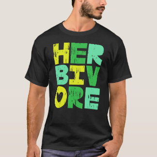 ダルマストアによるヴィーガンウェア Herbivore Heart Tシャツ