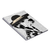 ダルマチアとブリムドブラックハット ノートブック (右側)