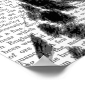 ダルマチアとブリムドブラックハット ポスター (角)