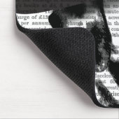 ダルマチアとブリムドブラックハット マウスパッド (コーナー)