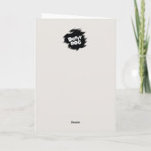 ダルマチアと猫は信じクリスマスじゃない カード (裏面)