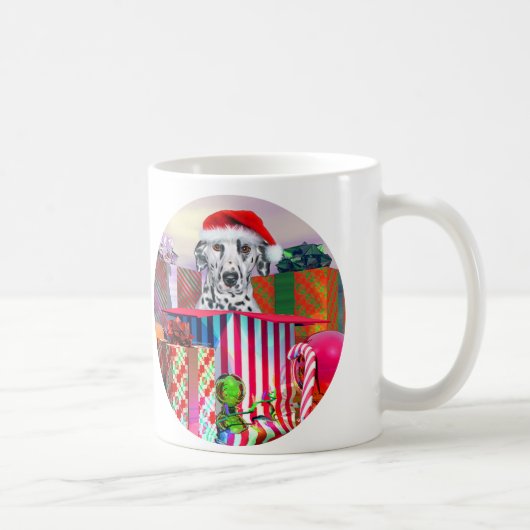 ダルマチアのクリスマスサプライズ コーヒーマグカップ (右)