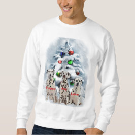 ダルマチアのクリスマスプレゼント スウェットシャツ