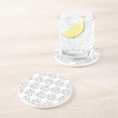 ダルマチアのポープリントパターン コースター (側面)