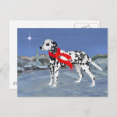 ダルマチアの冬の夜 ポストカード (正面/裏面)