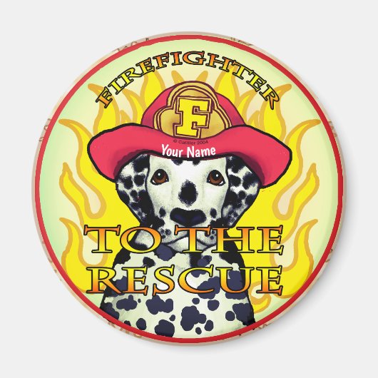ダルマチアの消防士 マグネット (正面)
