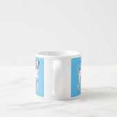 ダルマチアの犬の漫画 エスプレッソカップ (裏面)