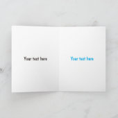 ダルマチアの犬の漫画 カード (内部)