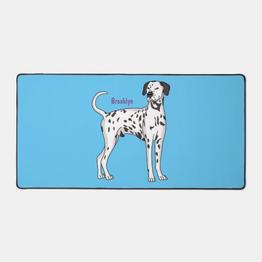 ダルマチアの犬の漫画 デスクマット (正面)