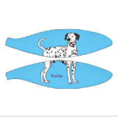 ダルマチアの犬の漫画 ミニバスケットボール (パネル)