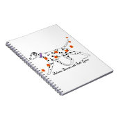 ダルマチアの秋の風が黒い斑点 ノートブック (右側)