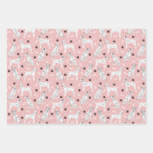 ダルマチアの足と骨のラッピング紙シート ラッピングペーパーシート (正面)