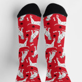 ダルマチアの足と骨 ソックス (上部)