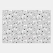 ダルマチアの足と骨 ラッピングペーパーシート (正面3)