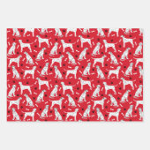 ダルマチアの足と骨 ラッピングペーパーシート (正面)