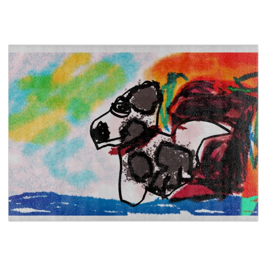 ダルマチアスタイル カッティングボード (正面)