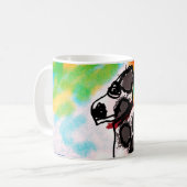 ダルマチアスタイル コーヒーマグカップ (正面左)