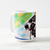 ダルマチアスタイル コーヒーマグカップ (正面左)