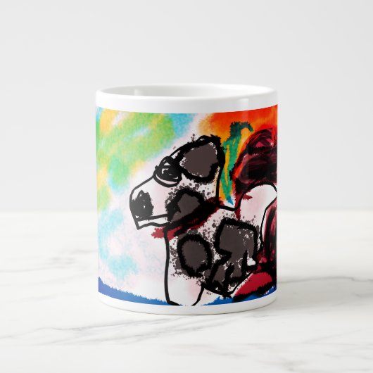 ダルマチアスタイル ジャンボコーヒーマグカップ (正面)