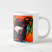 ダルマチアスタイル ジャンボコーヒーマグカップ (右)