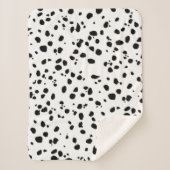 ダルマチアスポットパターン シェルパブランケット (正面)