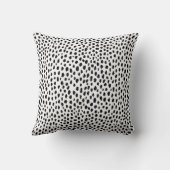 ダルマチアスポット（黒/白） クッション (裏面)