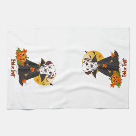 ダルマチアトリックまたはトリート キッチンタオル