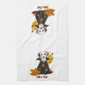 ダルマチアトリックまたはトリート キッチンタオル (縦)