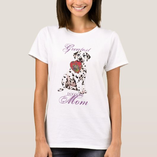 ダルマチアハートママ Tシャツ (正面)