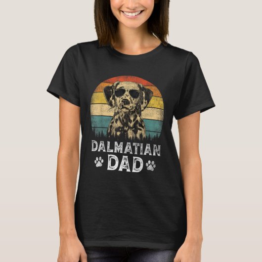 ダルマチアパパ愛犬家父の日Tee Tシャツ (正面)