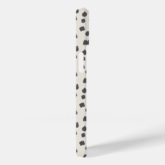 ダルマチアプリント名ケースメイトiPhoneケース Case-Mate iPhoneケース (裏面 / 右)