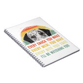 ダルマチアンあなたが作るすべてのスナックあなたが焼くすべての食事 ノートブック (右側)