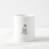 ダルマチアンの衣装ハロウィンクールシンプルの動物フー コーヒーマグカップ (中央)