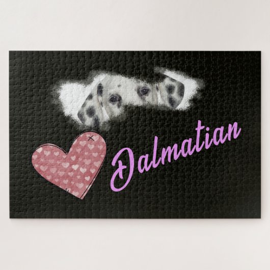 ダルマチアンアイズ無地のカラー1000ピース ジグソーパズル (横)