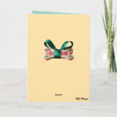 ダルマチアンクリスマスストッキング シーズンカード (裏面)