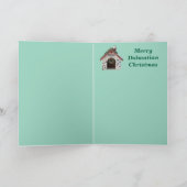 ダルマチアンクリスマスストッキング シーズンカード (内部)