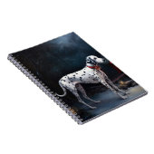 ダルマチアンスノウリースレイクリスマスデコール ノートブック (右側)