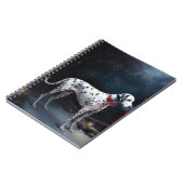 ダルマチアンスノウリースレイクリスマスデコール ノートブック (左側)