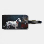 ダルマチアンスノウリースレイクリスマスデコール ラゲッジタグ (裏面横)